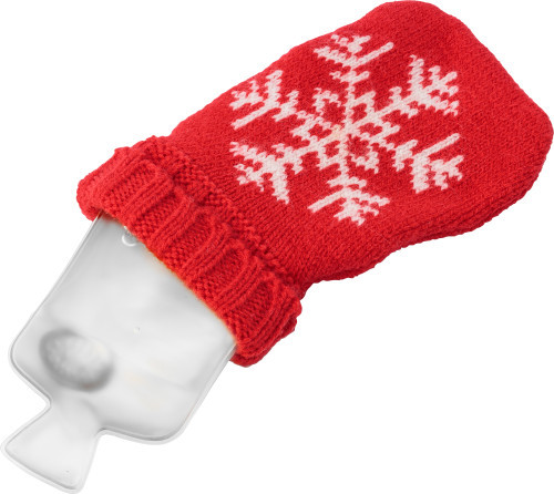Hot pad in Christmas pouch | PVC | Re-usable | red