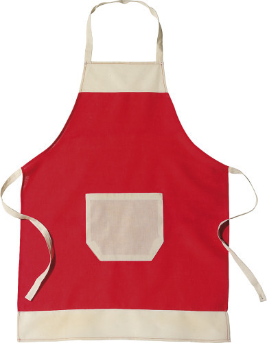 Küchen-Schürze 'Ottilie' aus Baumwolle Khaki