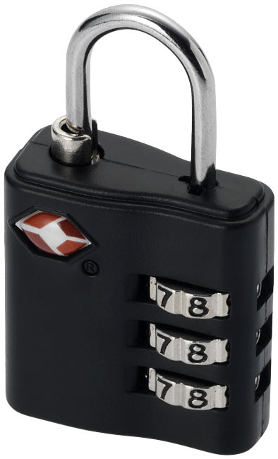 Cadenas agréé TSA pour bagages Kingsford - Noir