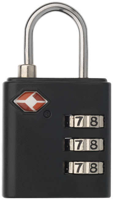 Cadenas agréé TSA pour bagages Kingsford - Noir