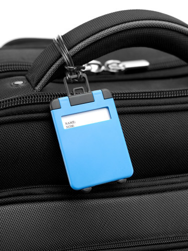 Porte-étiquette de valise rouge