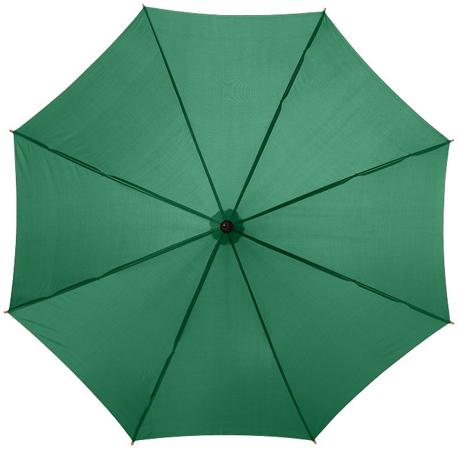 Large umbrella | Polyester | 106 cm | Automatic opening | Wooden handle | green
