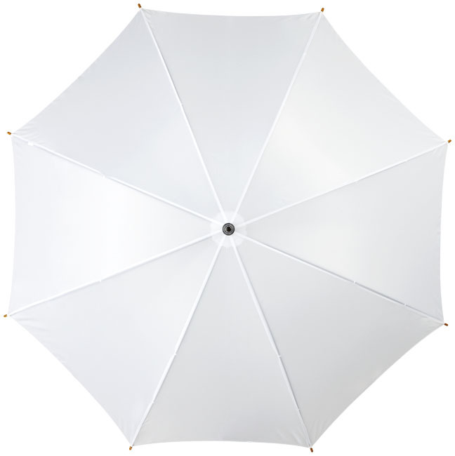 Large umbrella | Polyester | 106 cm | Automatic opening | Wooden handle | white