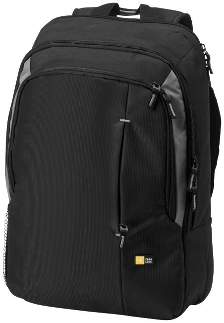 Case Logic 17" laptop Backpack | Nylon | Variety of pockets | solid black;grey