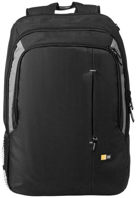 Case Logic 17" laptop Backpack | Nylon | Variety of pockets | solid black;grey