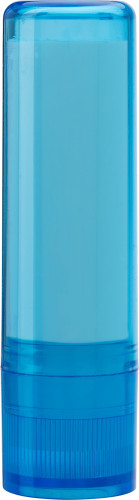 Baume à lèvres en plastique bleu clair
