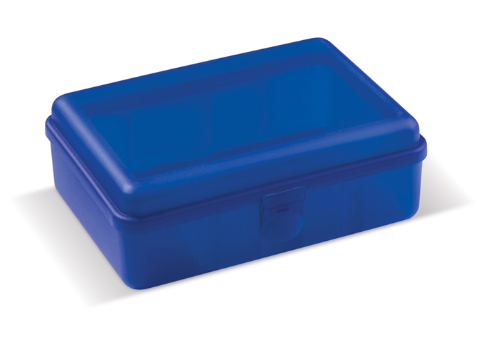 Lunchbox one 950ml transparant blauw