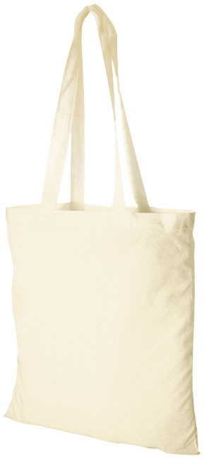 Madras Baumwoll Tragetasche - Natural