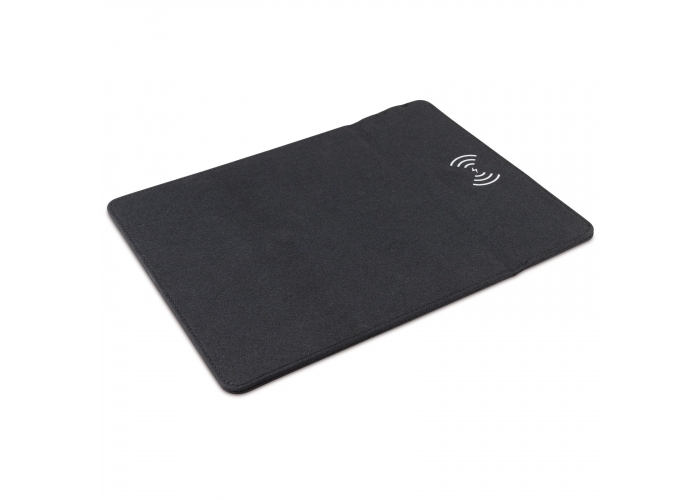 Draadloze XXL muismat 5W | Stof | Groot drukoppervlak | Zwart