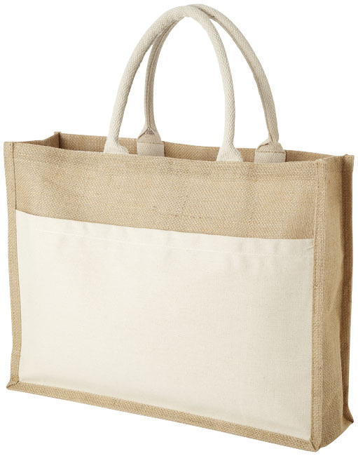 Sac shopping jute Mumbay - Naturel