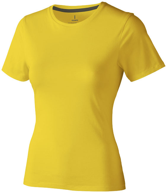 Crew hals | Katoen 160 g/m² | Voor dames | Hoge kwaliteit | XS | geel