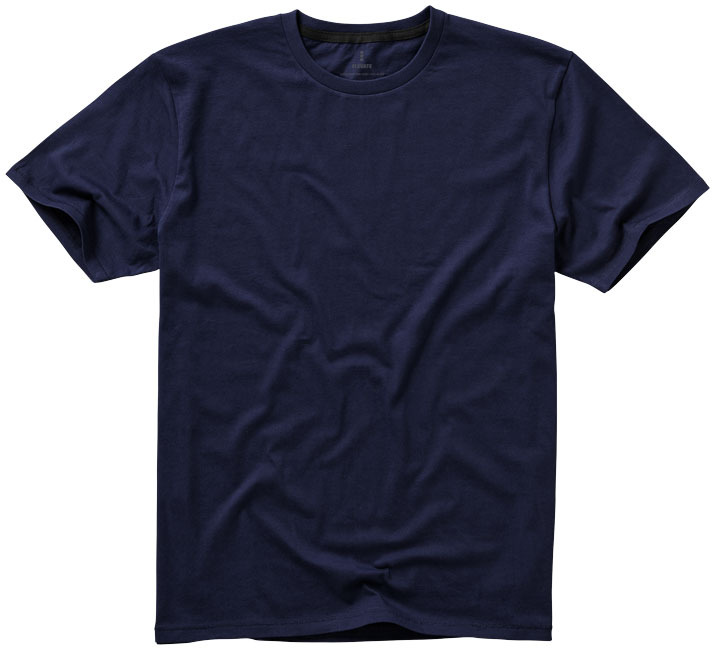 Short sleeve men's t-shirt | Cotton 160g/m² | Full-colour print | Re-enforced shoulders | L | navy