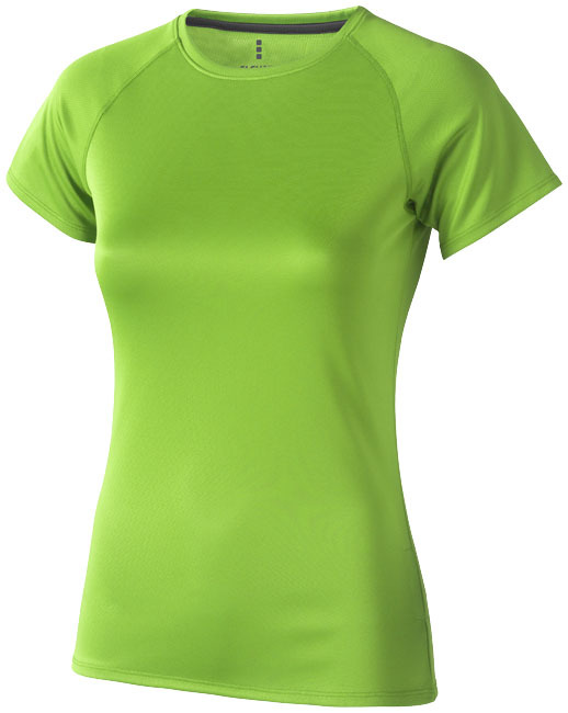 Ronde hals t-shirt | Polyester | Voor dames | L | Appelgroen