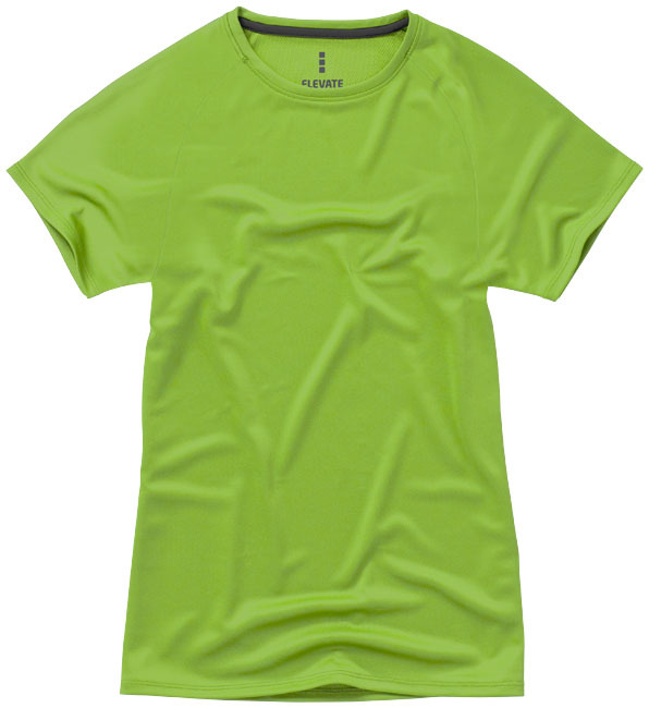 Ronde hals t-shirt | Polyester | Voor dames | XL | Appelgroen