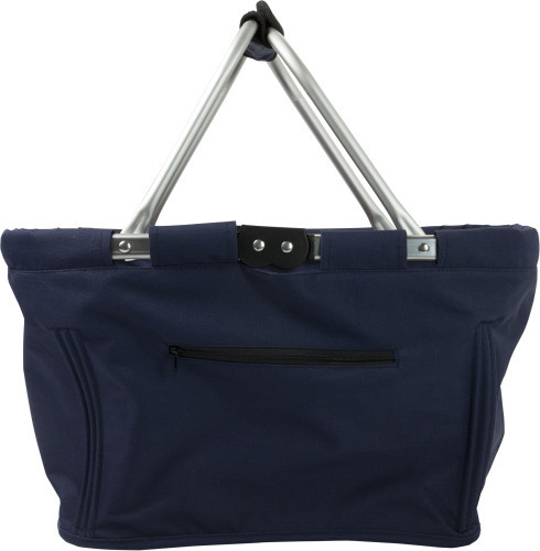 Boodschappentas | Polyester 600D & Aluminium | 47x28x29 cm | Opvouwbaar | blauw