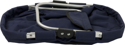Boodschappentas | Polyester 600D & Aluminium | 47x28x29 cm | Opvouwbaar | zwart