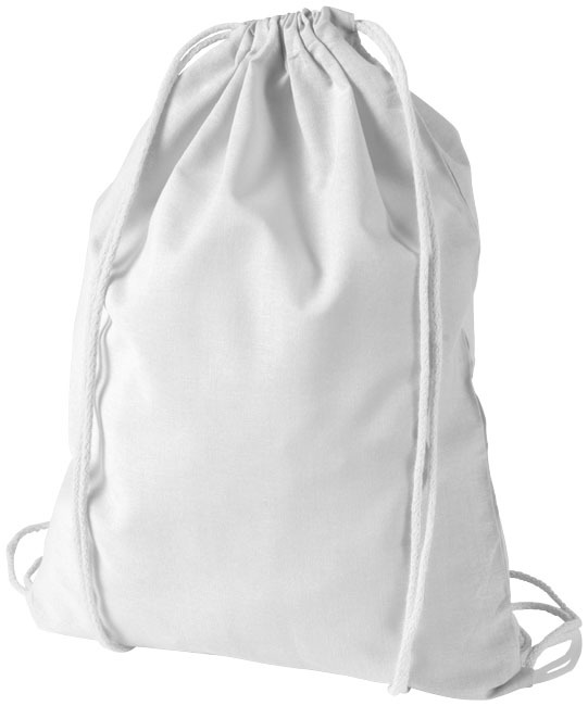 Rugzak met trekkoord | Katoen 100 g/m² | 33x44 cm | Verkrijgbaar in veel kleuren | wit