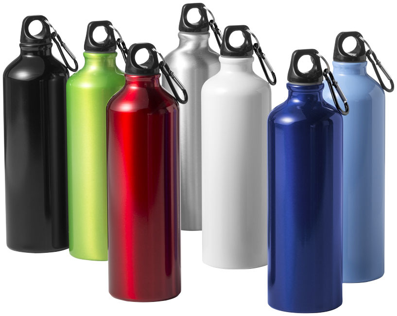 Botella de agua | Aluminio | 770 ml | Con mosquetón | Bestseller