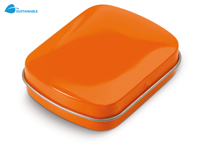 Mint candies | Tin box | 23 gr | Orange