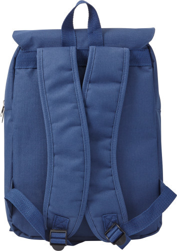 Picnic rucksack | 600D Polyester | 40x30x18cm | With plastic cutlery for 4 people | Large cooling compartment | blue