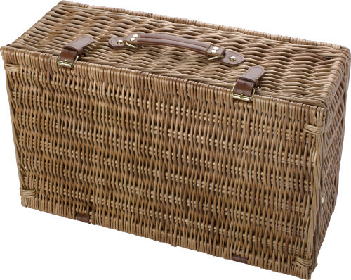 Wilgen picknickmand bruin