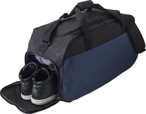 Sporttas | Polyester 600D | Ritsvak aan de zijkant | Draaghengsels | blauw