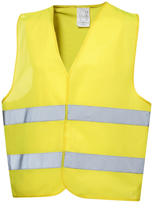 Veiligheidsvest | Polyester | XL | Met opbergzakje | Voor professioneel gebruik | Voldoet aan EU-regelgeving | neongeel