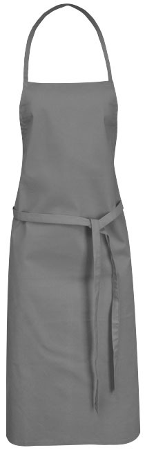 Schort | 100% katoen 180g/m² | Met striksluiting aan de achterkant | Comfortabel | grijs