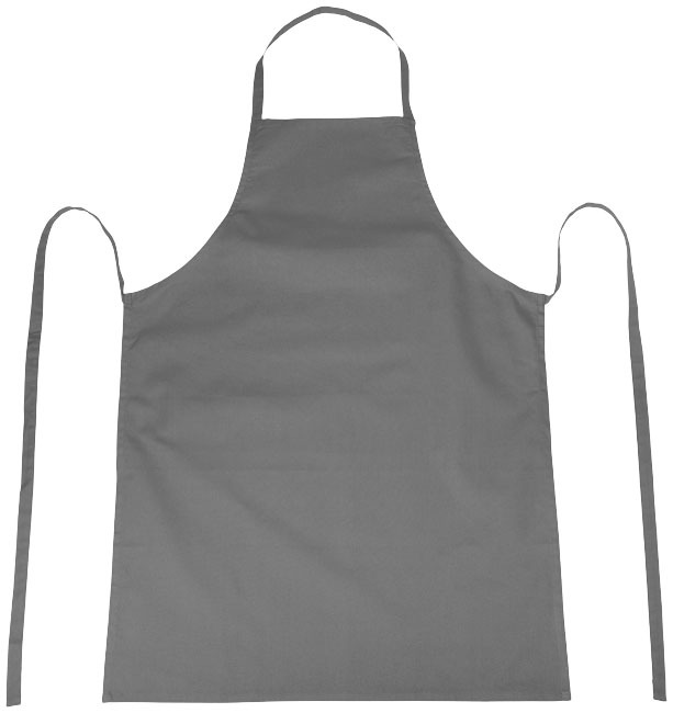 Schort | 100% katoen 180g/m² | Met striksluiting aan de achterkant | Comfortabel | grijs