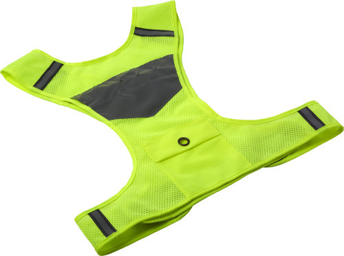 Warnweste 'Sporty' aus Nylon Gelb
