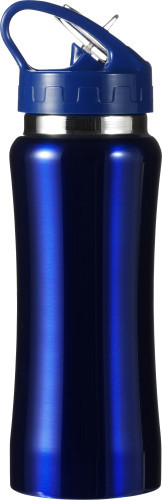 RVS fles blauw