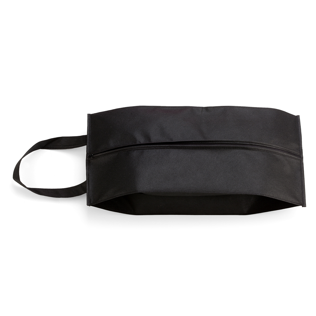 Shoe bag | Non-woven | Comfortable carrying handle | Black