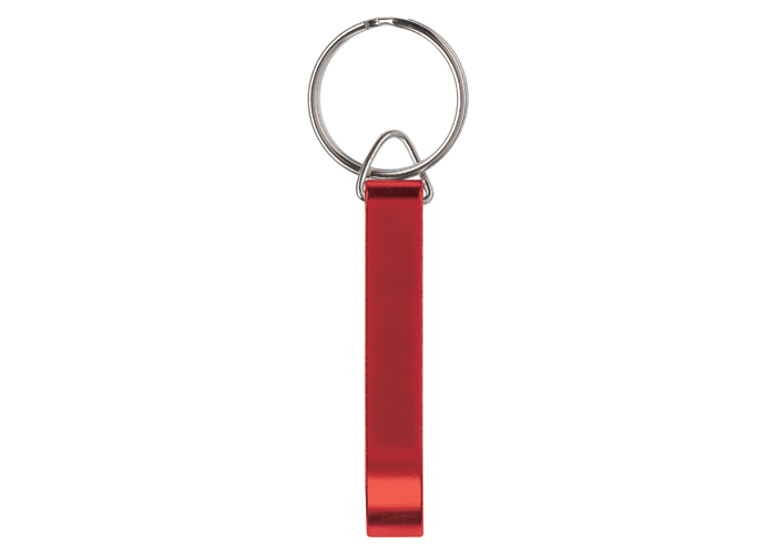Porte-clés décapsuleur rouge