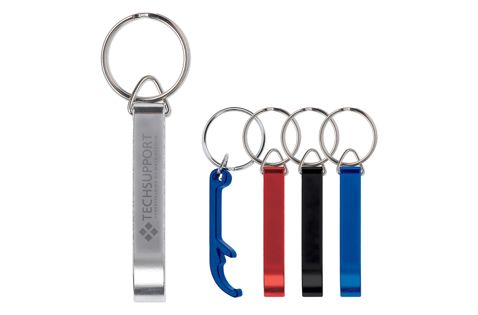 Porte-clés décapsuleur rouge