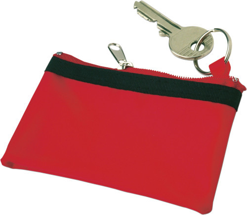 Nylon (70D) sleutelétui rood