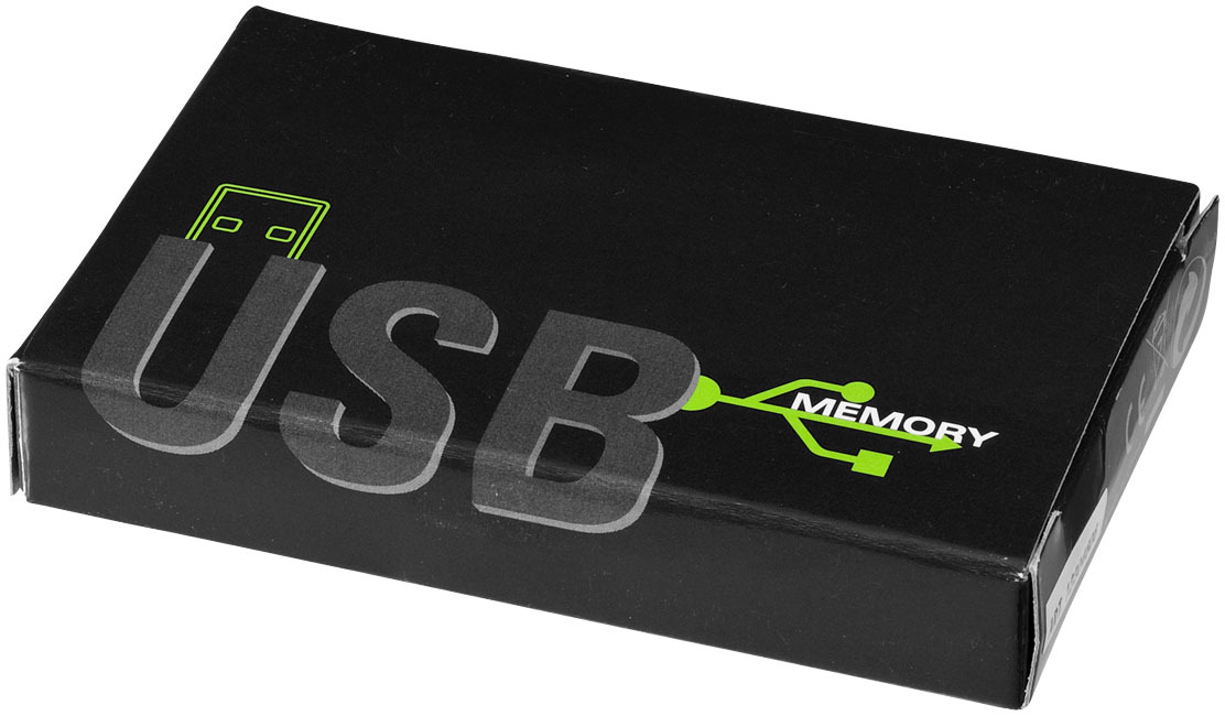 Slim 2 GB USB-Stick im Kreditkartenformat - weiss