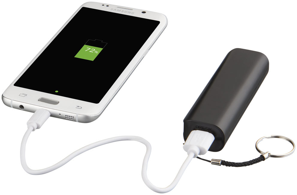 Span powerbank 1200 mAh - Zwart