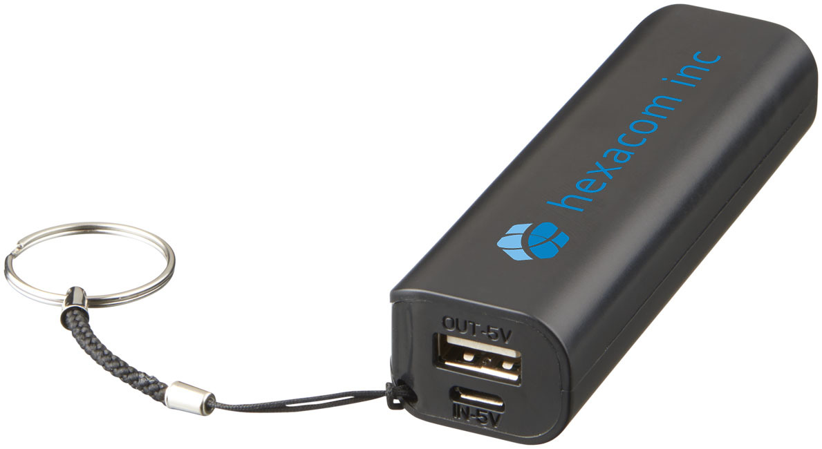 Span powerbank 1200 mAh - Zwart