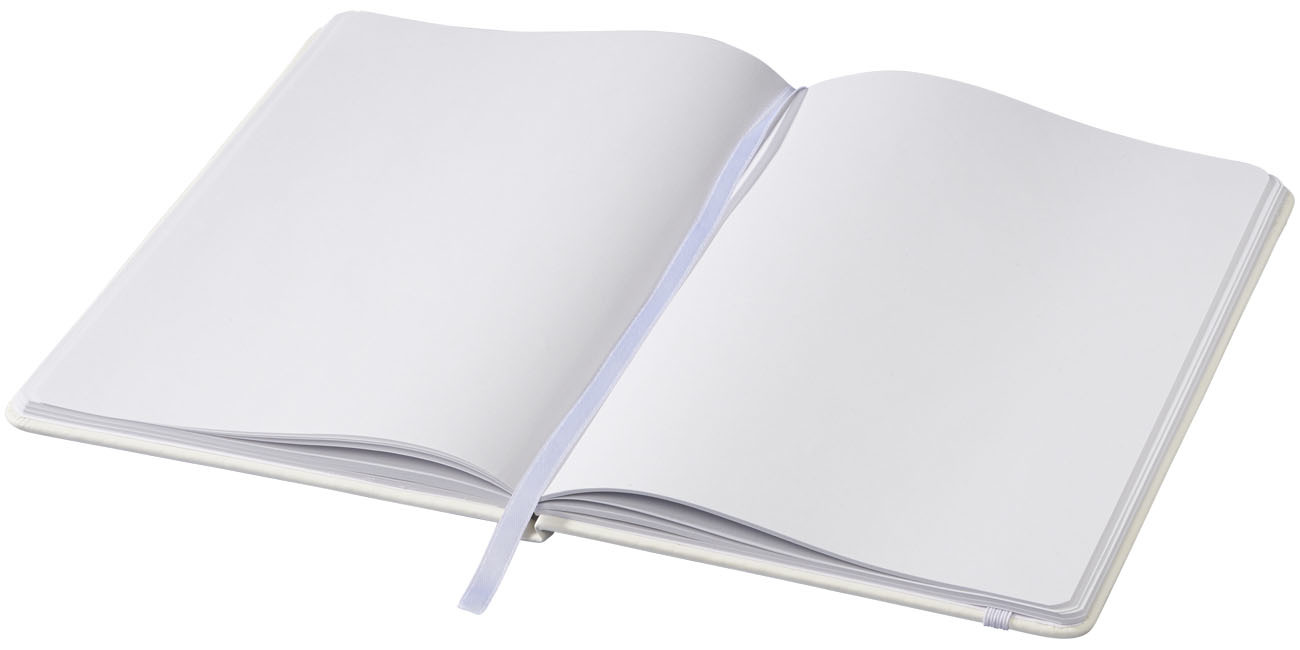 Spectrum A5 Notizbuch mit leeren Seiten - weiss