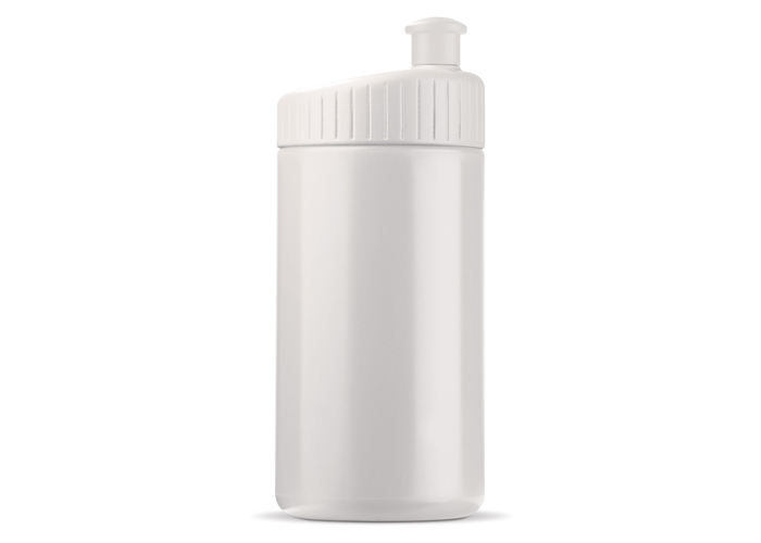 Sports bottle | LDPE & PP | 500 ml | Made in Germany | White