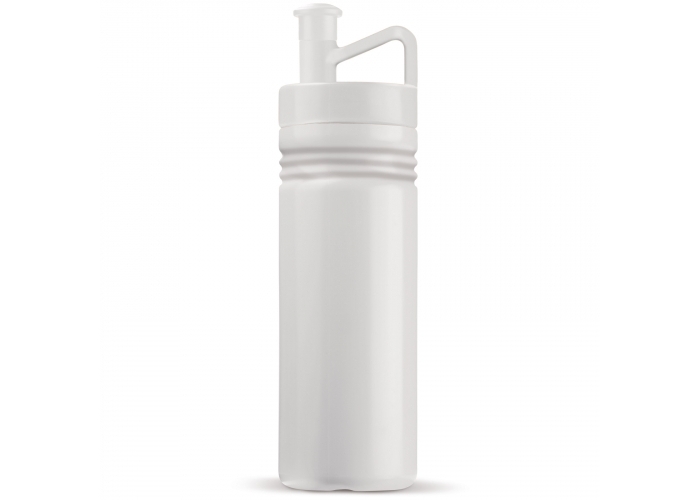 Bidon  de sport ergonomique 500ml blanc / blanc