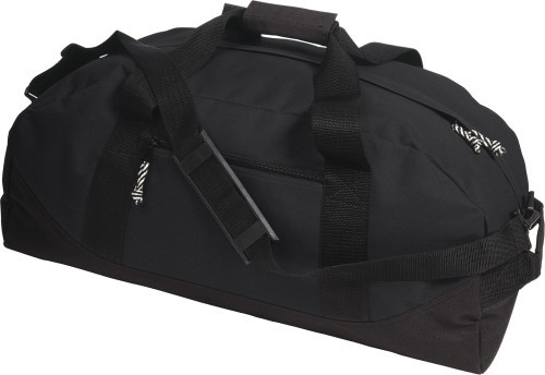 Sports bag | Polyester | 60x30x27.5 cm | Front zipped pocket | cobalt blue