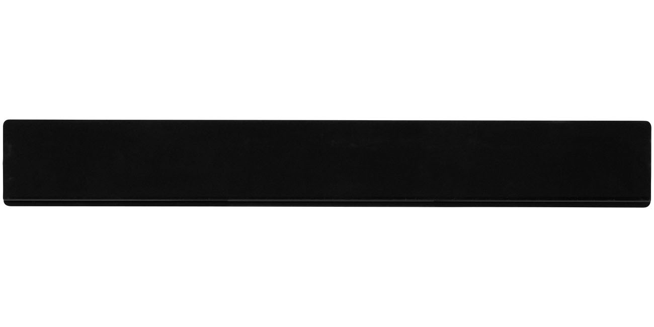 Ruler | Recycled plastic | 30cm | Sustainable | solid black