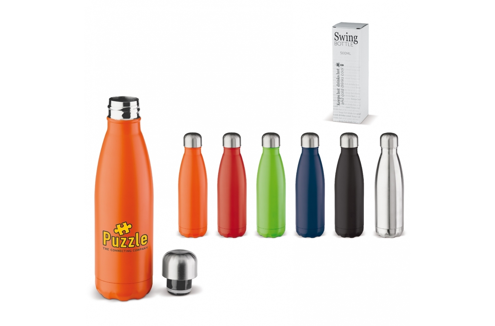 Thermofles Swing 500ml donker blauw