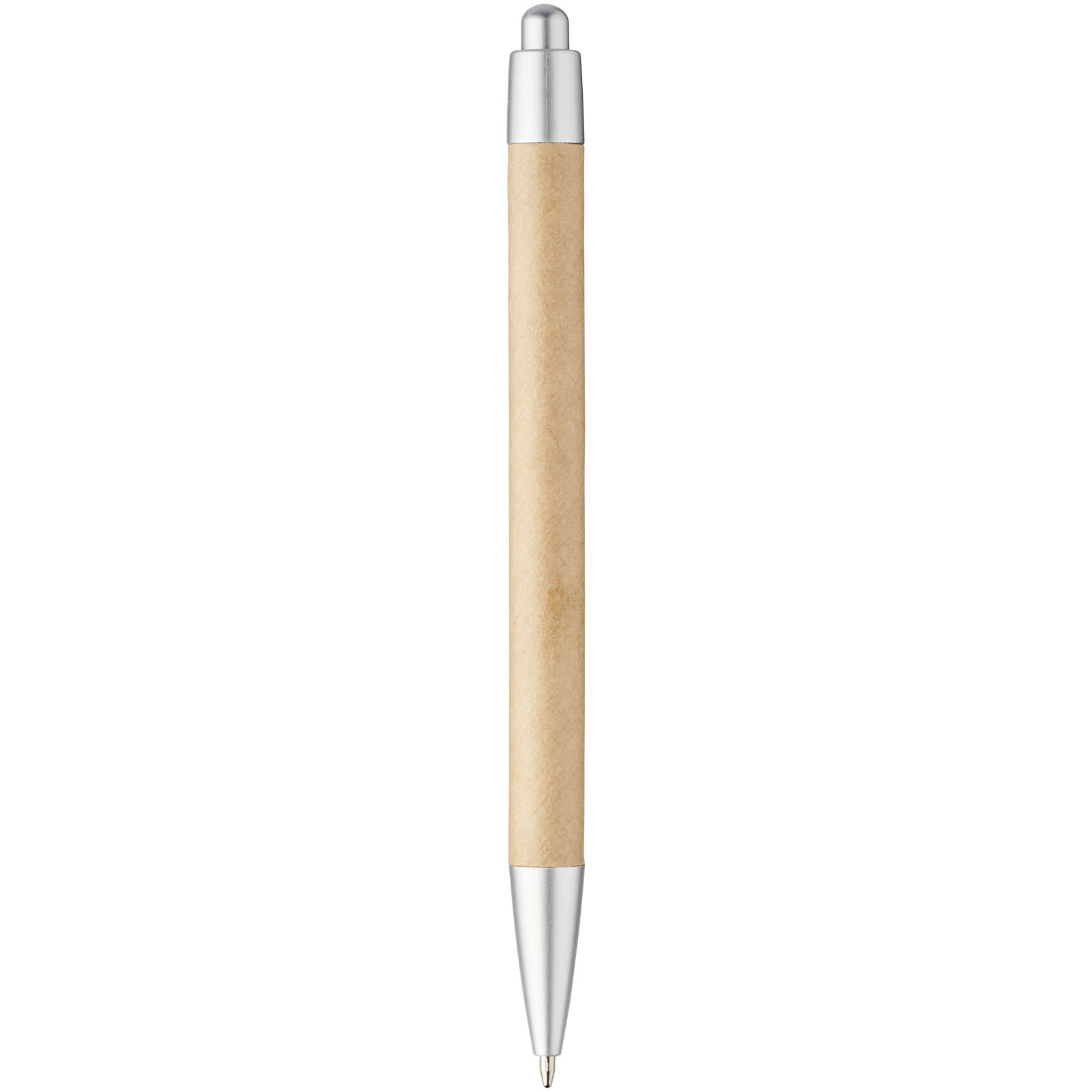 Balpen | Karton | Zwarte inkt | bruin