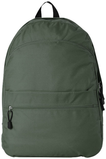 Backpack | Polyester | 42x28x18 cm | 4 compartments | forest green