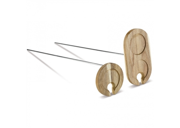 Tuinset | Acaciahout | Lange pennen om in de grond te steken | Hout