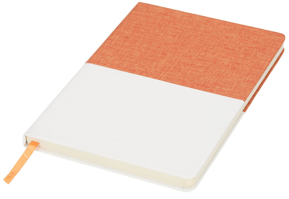 Two-tone canvas A5 notitieboek - Oranje