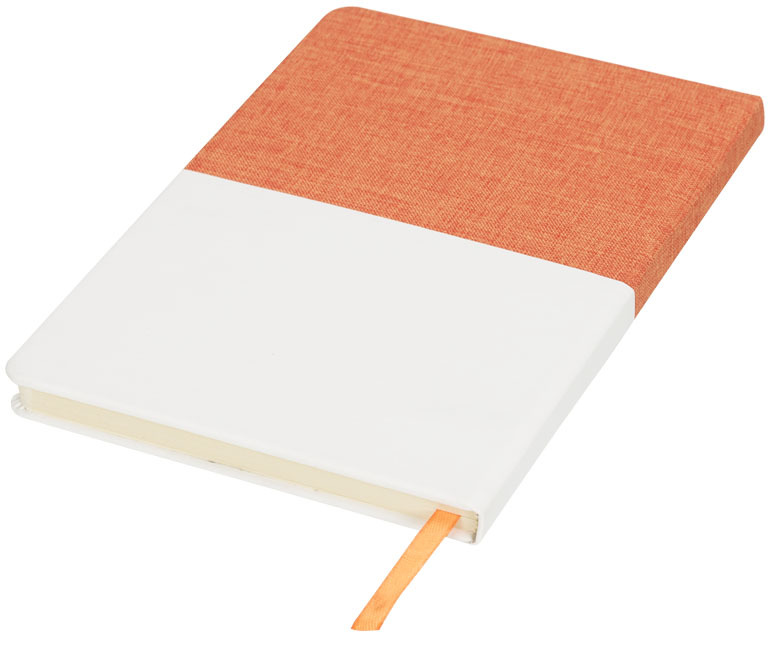 Two-tone canvas A5 notitieboek - Oranje
