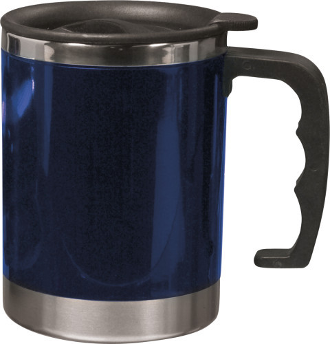 Thermosbeker | Roestvrij staal | 400ml | Gemakkelijk mee te nemen | zwart